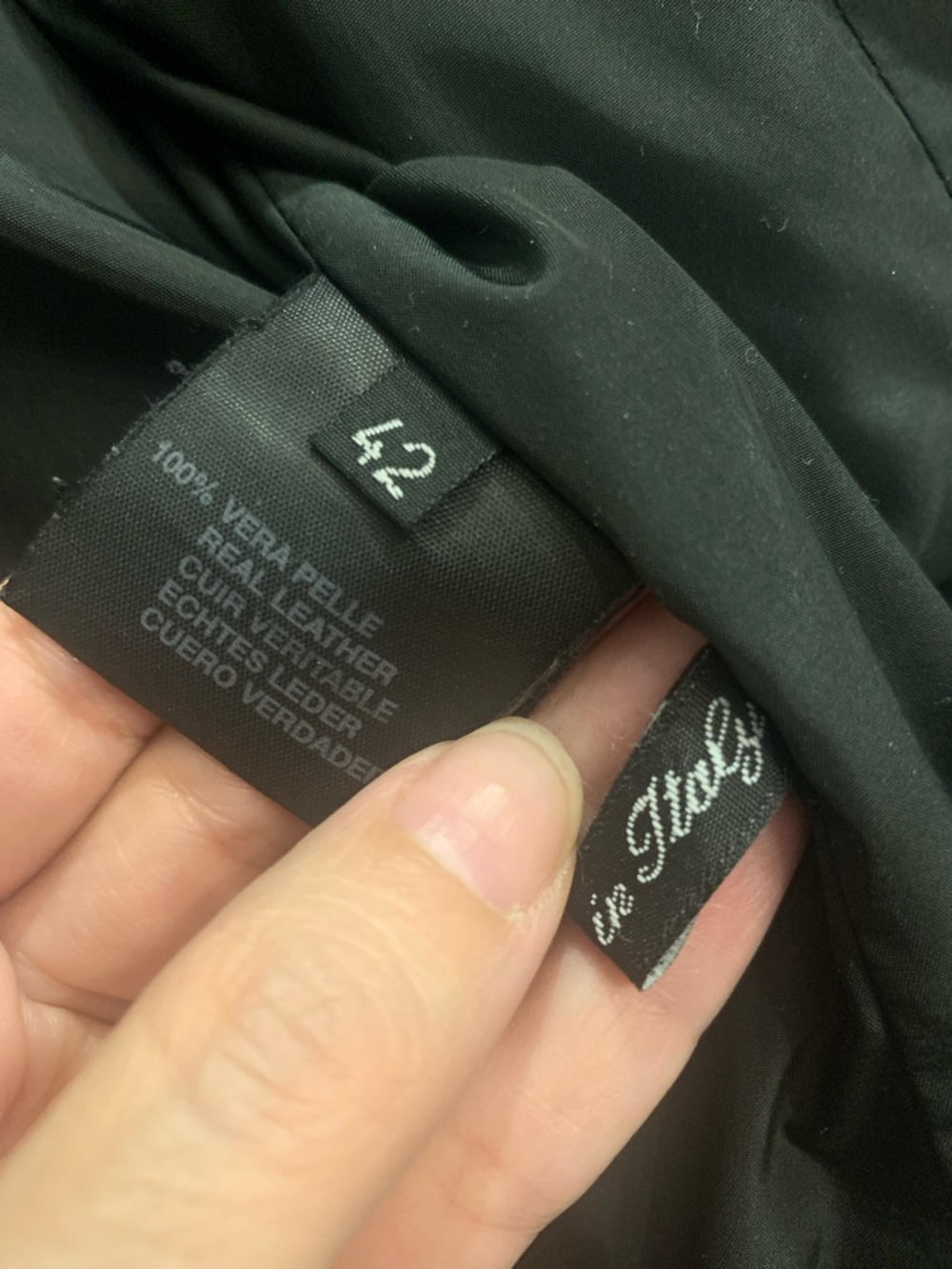 Tombolini leather jacket - Picture 4 of 13